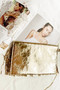 Golden Moon Clutch Bag - Gold | Sage and Paige AUS.