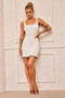 Time Out Knit Mini Dress - Cream | Sage and Paige AUS.