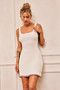 Time Out Knit Mini Dress - Cream | Sage and Paige AUS.