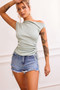 Eyes On Me Knit Top - Sage | Sage and Paige AUS.