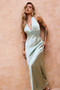 Angele Maxi Dress - Sage | Sage and Paige AUS.