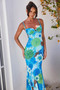 Meet Freya Maxi Dress - Blue Multi | Sage and Paige AUS.