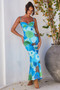 Meet Freya Maxi Dress - Blue Multi | Sage and Paige AUS.