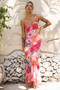 Meet Freya Maxi Dress - Red Multi | Sage and Paige AUS.