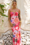 Meet Freya Maxi Dress - Red Multi | Sage and Paige AUS.