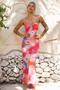 Meet Freya Maxi Dress - Red Multi | Sage and Paige AUS.