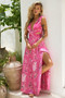 Just Like Paradise Maxi Dress - Hot Pink | Sage and Paige AUS.
