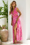 Just Like Paradise Maxi Dress - Hot Pink | Sage and Paige AUS.