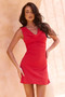 The Avenue Mini Dress - Red | Sage and Paige AUS.