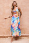 Send Love Maxi Dress - Blue Multi | Sage and Paige AUS.