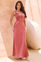 Farrier Maxi Dress - Maroon | Sage and Paige AUS.