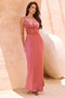 Farrier Maxi Dress - Maroon | Sage and Paige AUS.