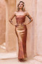 Eye Candy Maxi Dress - Copper | Sage and Paige AUS.