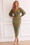 Reggie Knit Midi Dress - Moss | Sage and Paige AUS.