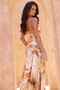 Send Love Maxi Dress - Orange Multi | Sage and Paige AUS.