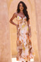 Send Love Maxi Dress - Orange Multi | Sage and Paige AUS.