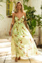 Lira Maxi Dress - Green Multi | Sage and Paige AUS.