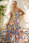 Outta Here Maxi Dress - Orange Multi | Sage and Paige AUS.