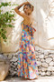 Outta Here Maxi Dress - Orange Multi | Sage and Paige AUS.