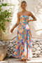Outta Here Maxi Dress - Orange Multi | Sage and Paige AUS.