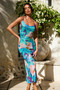Bensley Maxi Dress - Green | Sage and Paige AUS.
