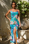 Bensley Maxi Dress - Green | Sage and Paige AUS.
