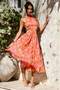 Emery Maxi Dress - Orange | Sage and Paige AUS.