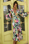 Pretty Please Maxi Dress - Green Multi | Sage and Paige AUS.