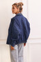 Dream Big Quilted Denim Jacket - Dark Blue | Sage and Paige AUS.