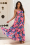 Outta Here Maxi Dress - Purple Multi | Sage and Paige AUS.