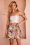 Cabo Mini Skirt - Forest Green Multi | Sage and Paige AUS.
