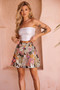 Cabo Mini Skirt - Forest Green Multi | Sage and Paige AUS.