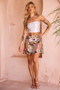 Cabo Mini Skirt - Forest Green Multi | Sage and Paige AUS.