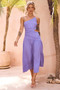 Going Somewhere Midi Dress - Cornflower | Sage and Paige AUS.