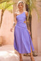 Going Somewhere Midi Dress - Cornflower | Sage and Paige AUS.