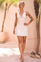 The Avenue Mini Dress - Beige | Sage and Paige AUS.