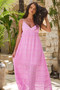 Misty Morning Maxi Dress - Pink | Sage and Paige AUS.