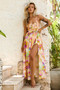 Holiday Hype Maxi Dress - Yellow Multi | Sage and Paige AUS.
