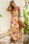 Holiday Hype Maxi Dress - Yellow Multi | Sage and Paige AUS.