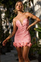 My Hot Shot Mini Dress - Salmon | Sage and Paige AUS.