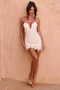 My Hot Shot Mini Dress - Ivory | Sage and Paige AUS.
