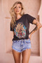 Talk To Nature Tee - Charcoal | Sage and Paige AUS.