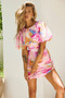 Petals And Wind Mini Dress - Pink Multi | Sage and Paige AUS.