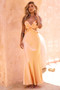 In Her Eyes Maxi Dress - Apricot | Sage and Paige AUS.