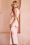 Roseberry Kiss Midi Dress - Coral | Sage and Paige AUS.