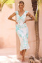 Dazzling Dreams Midi Dress - Mint | Sage and Paige AUS.