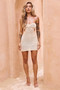 After Party Crochet Mini Dress - Cream | Sage and Paige AUS.