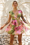 Marbella Mini Dress - Purple Multi | Sage and Paige AUS.