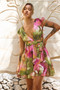 Marbella Mini Dress - Purple Multi | Sage and Paige AUS.