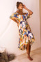 Sunny Spell Midi Dress - Blue Multi | Sage and Paige AUS.